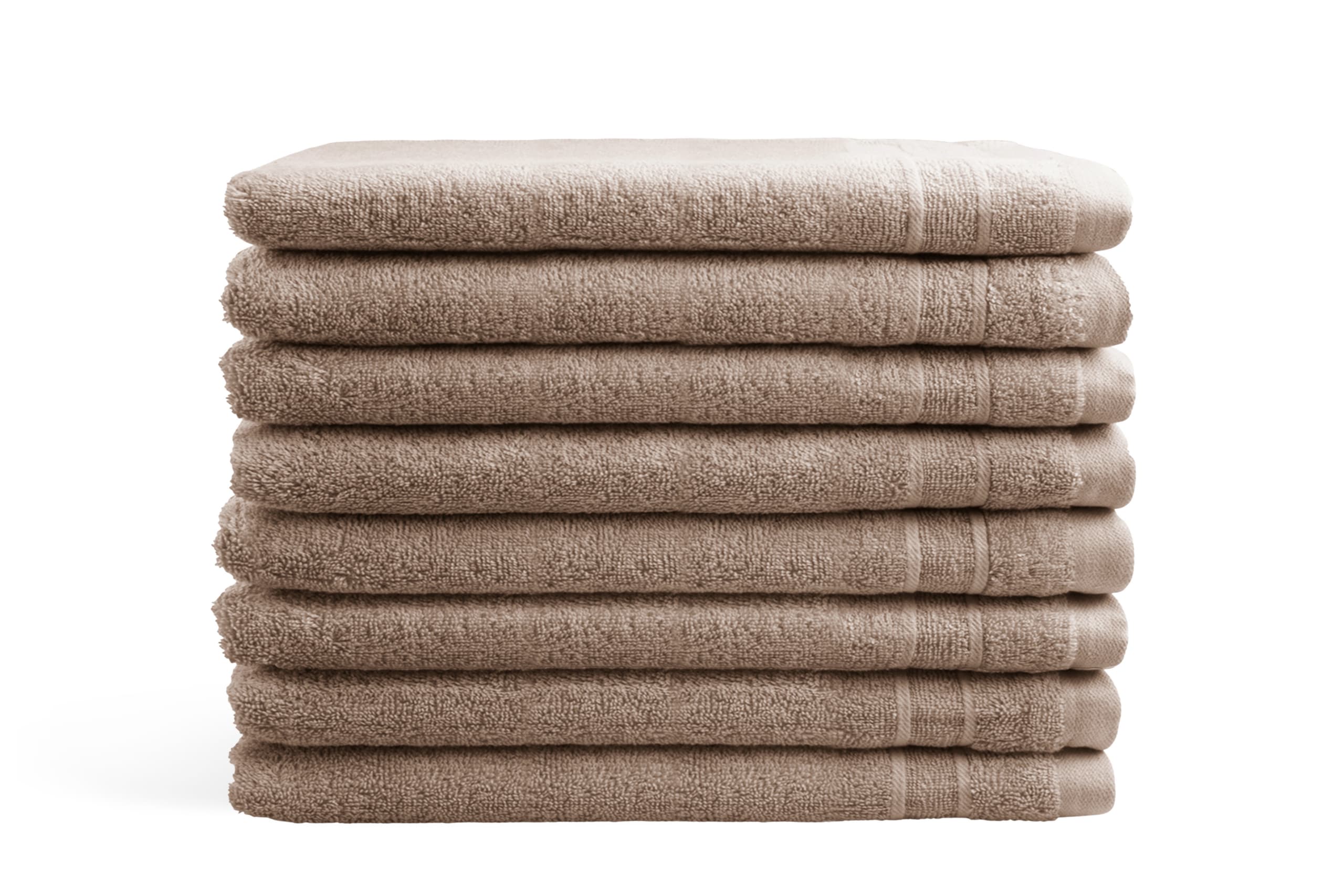 Washandjes DoubleLife Recycled Cotton Collectie – 8 stuks – 16×21 – warm sand